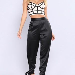 Fashion Nova satin pants